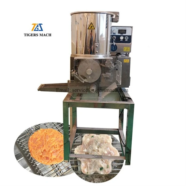 Best sale chicken nugget forming frying line from meat balls former batter coating machine factory price