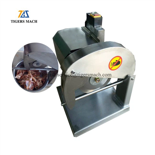 Small chicken chopping machine by saw cutters, choppers cutter of whole chicken meat, whole quails cutting machine